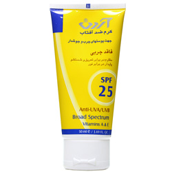 کرم ضد آفتاب SPF25 پوست های چرب و جوشدار