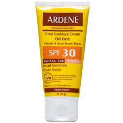 کرم ضد آفتاب رنگی SPF30 فاقد چربی 50 گرمی