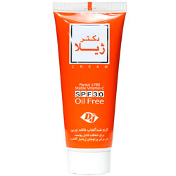 کرم ضد آفتاب رنگی SPF30 فاقد چربی 65 گرمی